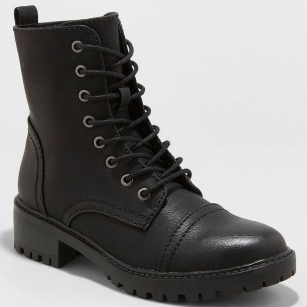 Black Combat Boots